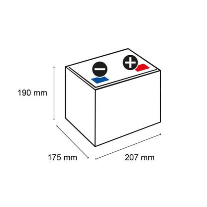 BATTERIA VARTA Automotive DYNAMIC SLI (C22) 12V 52Ah 470A