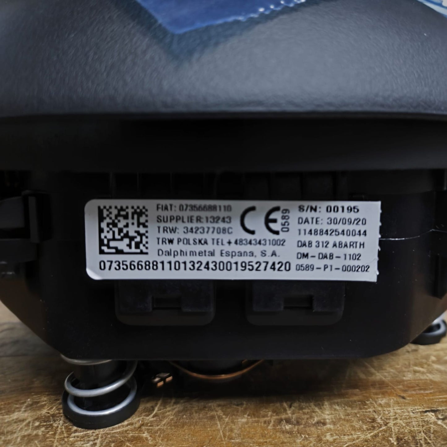 AIRBAG VOLANTE 500/595/695 ABARTH 2016-2024