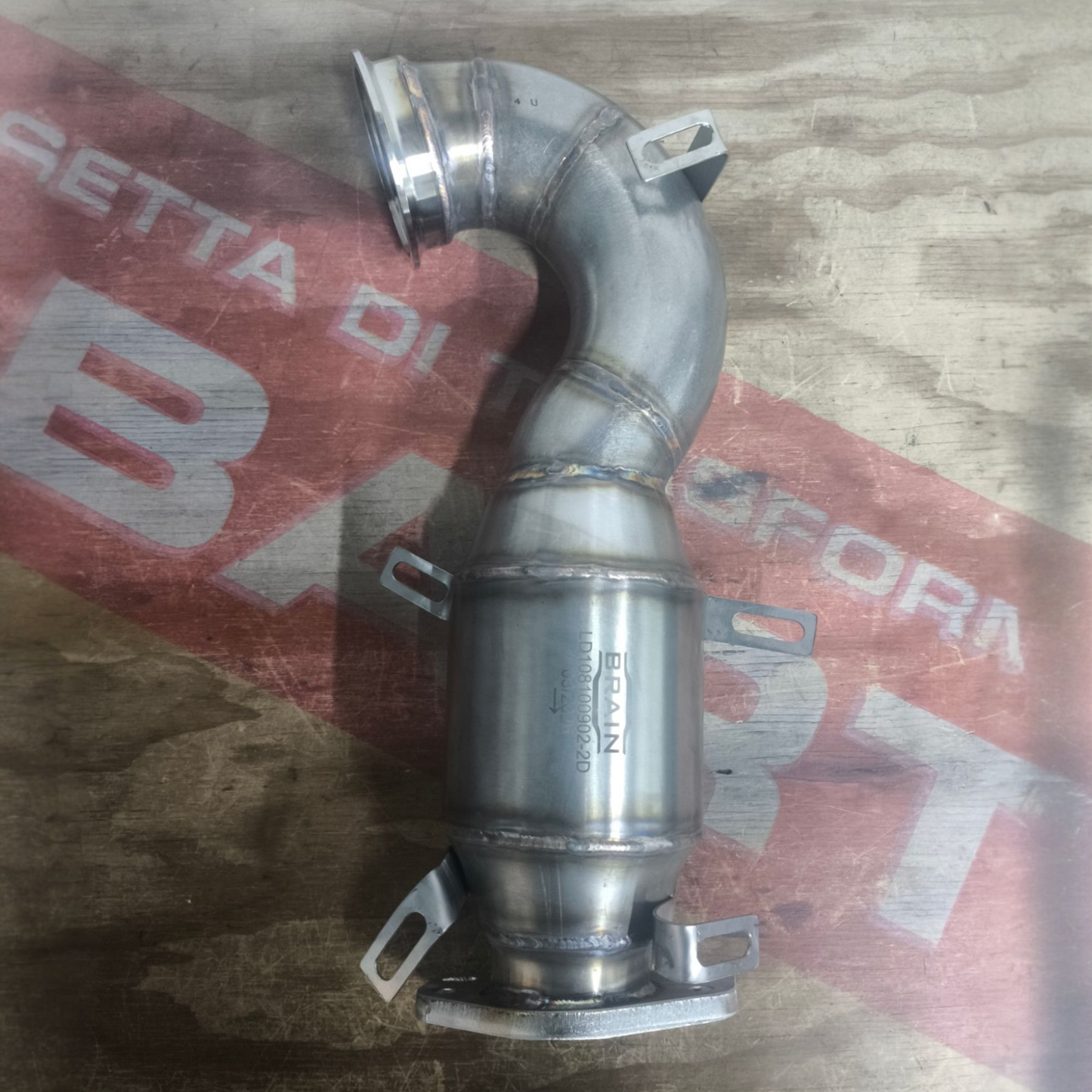 Downpipe 200 Celle 1446 Fiat 500 595 ABARTH GPA MITO GIULIETTA