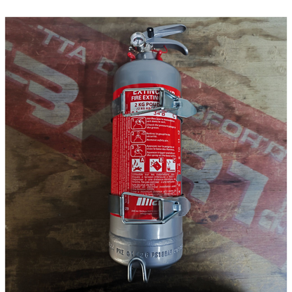 Estintore 2kg per interni conforme requisiti FIA
