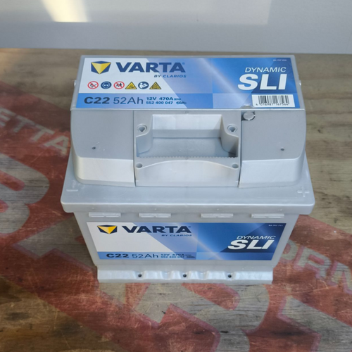 BATTERIA VARTA Automotive DYNAMIC SLI (C22) 12V 52Ah 470A