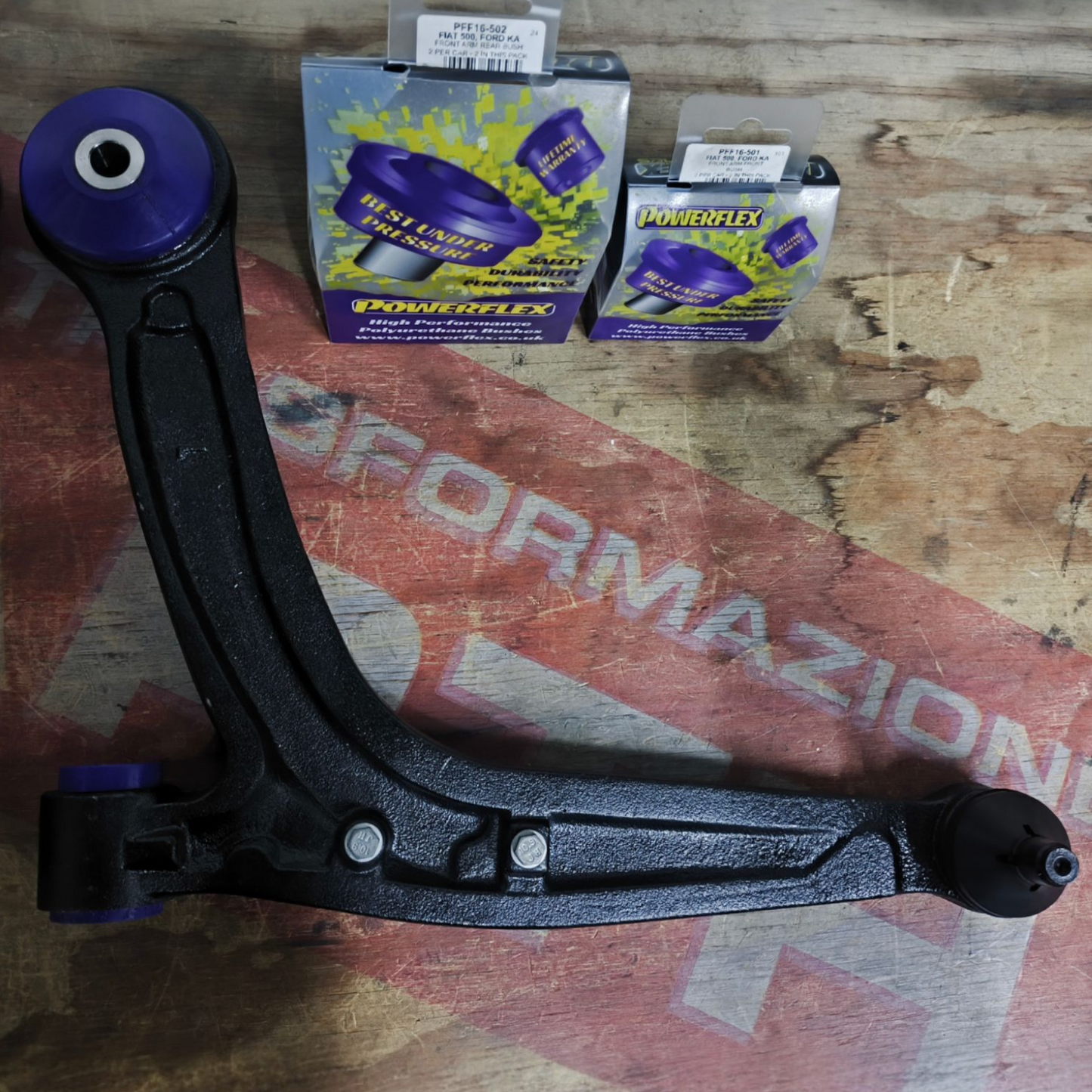 BRACCI ANTERIORI 500/595/695 CON POWERFLEX
